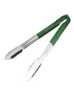 Pince de service Hygiplas 300mm verte - inox