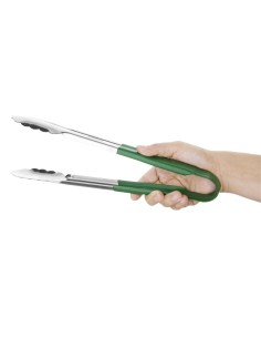 Pince de service Hygiplas 300mm verte - inox 2