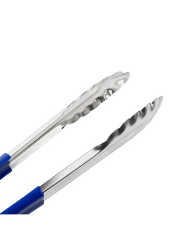 Pince de service Hygiplas 300mm bleue - inox