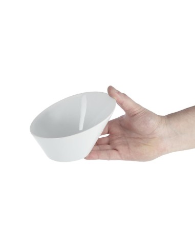 Bols ovales Olympia Whiteware 133x154 mm - lot de 4