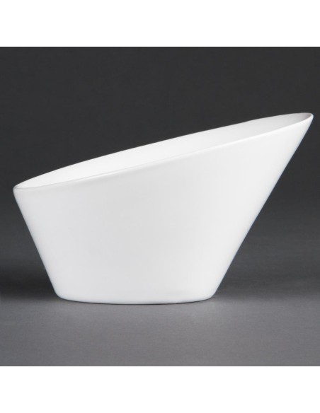 Bols ovales Olympia Whiteware 133x154 mm - lot de 4