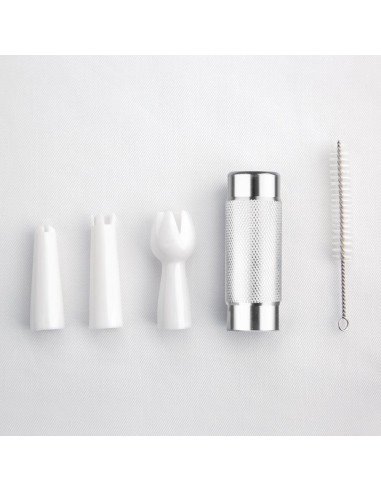 Siphon à chantilly Vogue 500 ml - 3 embouts décoratifs
