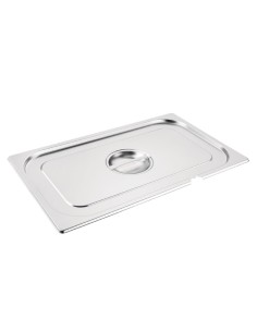 Couvercle inox GN 1/1 avec encoche - Vogue