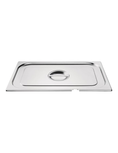 Couvercle inox GN 1/1 avec encoche - Vogue