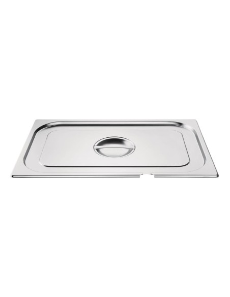 Couvercle inox GN 1/1 avec encoche - Vogue
