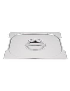 Couvercle inox GN 1/2 Vogue avec poignée - 30x325 mm