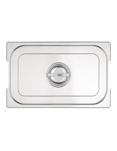 Couvercle inox GN 1/1 avec poignée Vogue