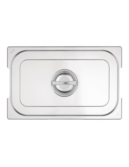Couvercle inox GN 1/1 avec poignée Vogue