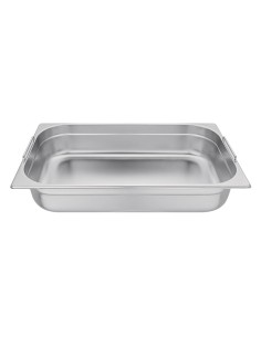 Bac GN 1/1 inox Vogue 100mm - Poignées pratiques