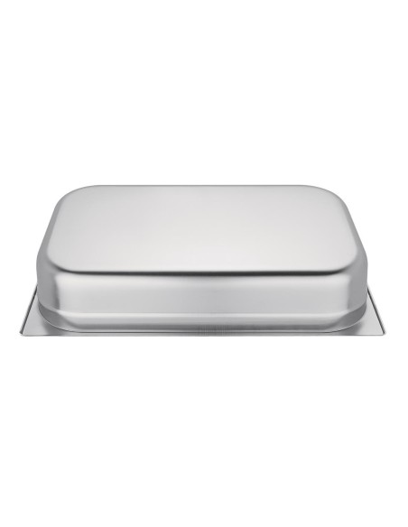 Bac GN 1/1 inox Vogue 100mm - Poignées pratiques
