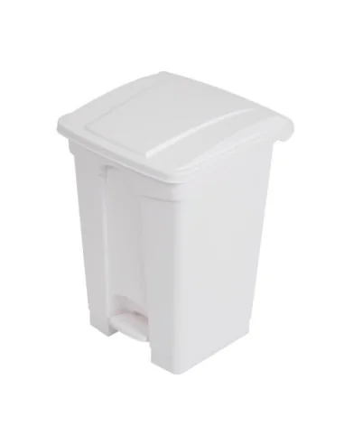 Poubelle de cuisine à pédale Jantex blanche 45L