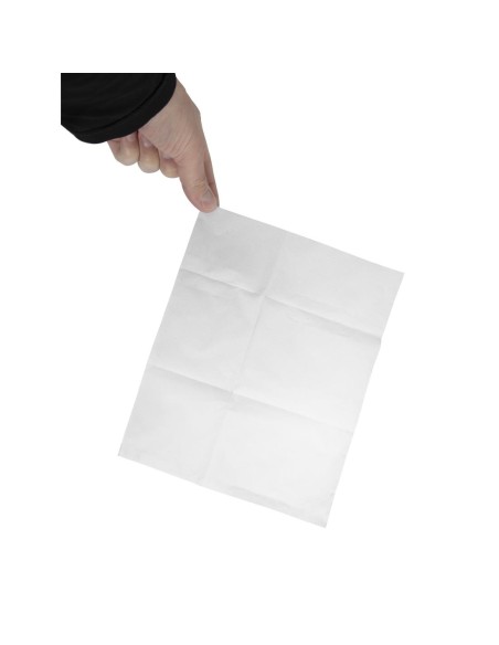 Serviettes lunch blanches 1 pli 90x120 mm - 6000 United Paper
