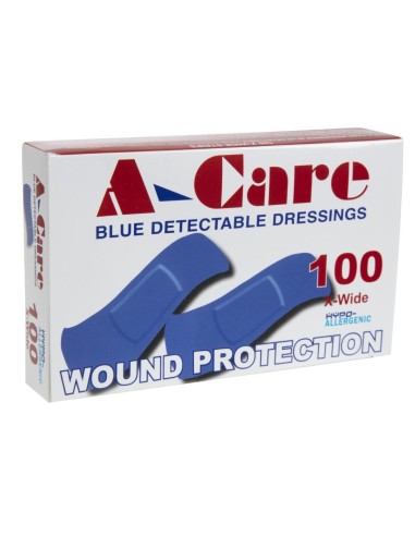 Pansements bleus standards 70x25mm - lot de 100 Aero