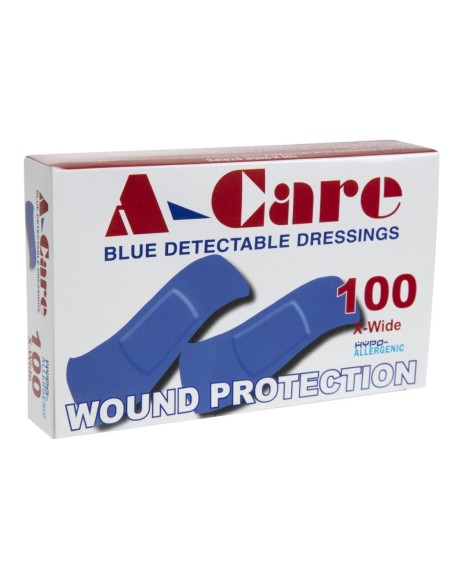 Pansements bleus standards 70x25mm - lot de 100 Aero