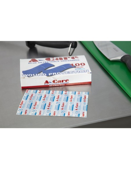 Pansements bleus standards 70x25mm - lot de 100 Aero