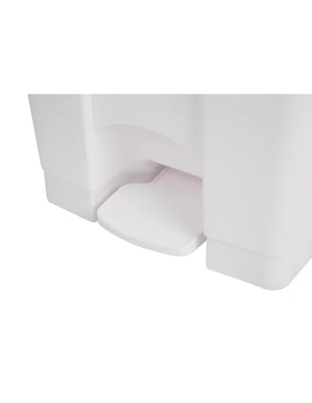 Poubelle de cuisine à pédale Jantex blanche 45L