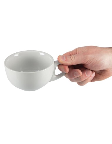 Tasses à cappuccino blanches 284ml Olympia - lot de 12