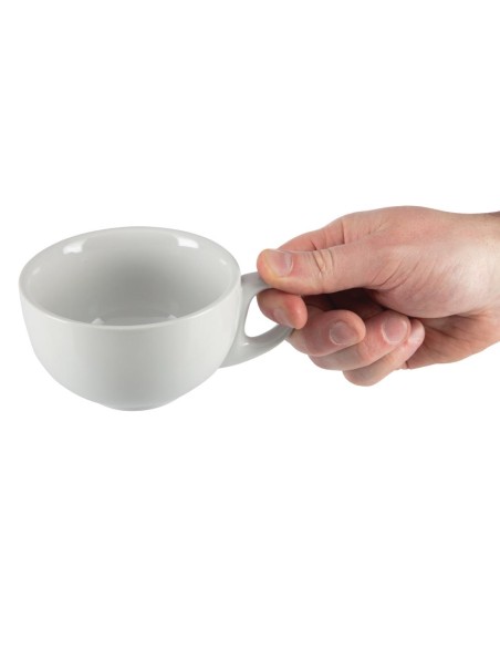 Tasses à cappuccino blanches 284ml Olympia - lot de 12