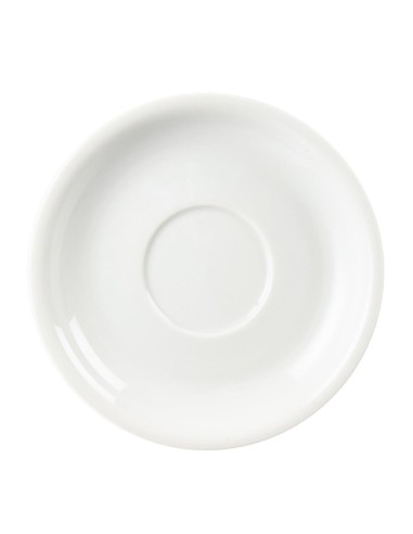 Soucoupes Olympia Whiteware 160 mm - lot de 12