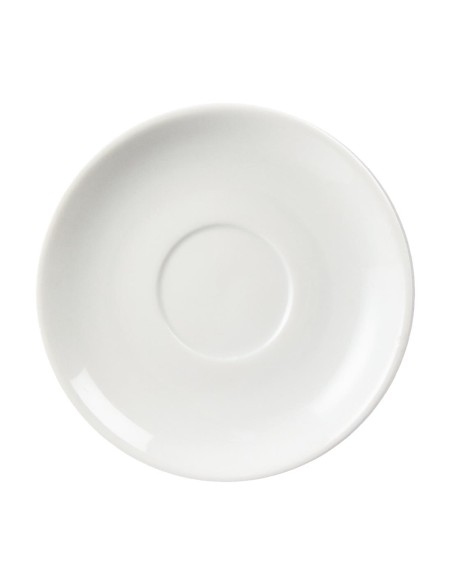 Soucoupes empilables Olympia Whiteware - lot de 12