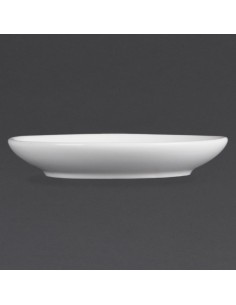 Soucoupes expresso Olympia Whiteware 85 ml - lot de 12 2