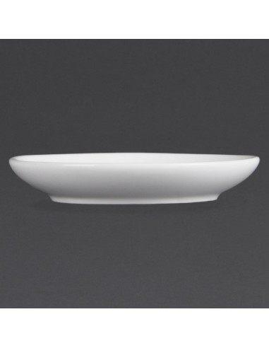 Soucoupes expresso Olympia Whiteware 85 ml - lot de 12