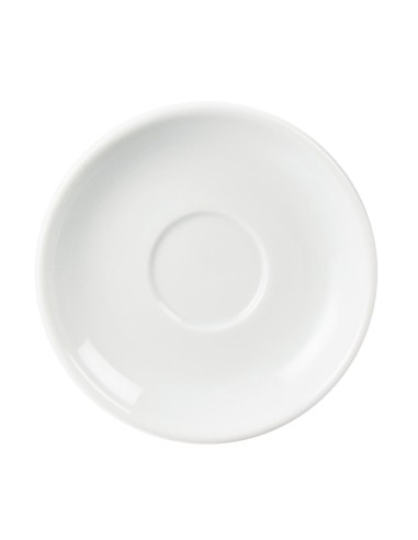 Soucoupes expresso Olympia Whiteware 85 ml - lot de 12