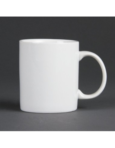 Mug blanc Olympia Whiteware 284 ml - Lot de 12