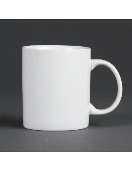 Mug blanc Olympia Whiteware 284 ml - Lot de 12