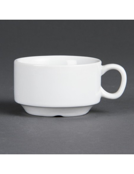 Tasses à espresso Olympia Whiteware 85 ml - lot de 12