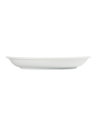 Soucoupes cappuccino Olympia Whiteware - lot de 12