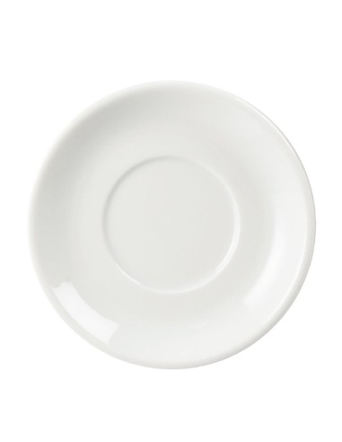 Soucoupes empilables Olympia Whiteware 150mm - lot de 12