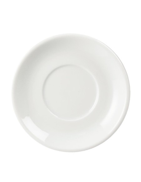 Soucoupes empilables Olympia Whiteware 150mm - lot de 12
