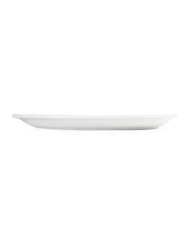 Assiettes ovales blanches Olympia 250mm - lot de 6