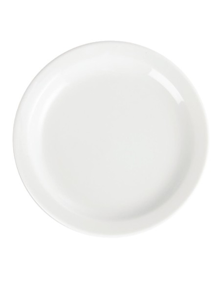 Assiettes Olympia Whiteware 150 mm - Lot de 12, garantie vie