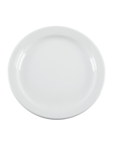 Assiettes Olympia Whiteware 180 mm - lot de 12