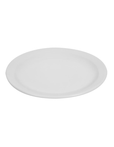 Assiettes Olympia Whiteware 202 mm - lot de 12