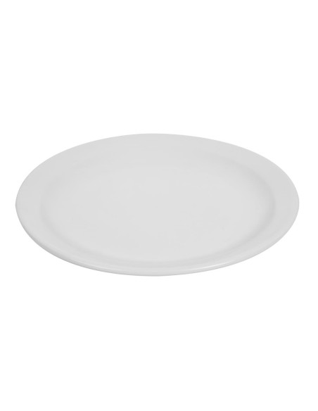 Assiettes Olympia Whiteware 202 mm - lot de 12