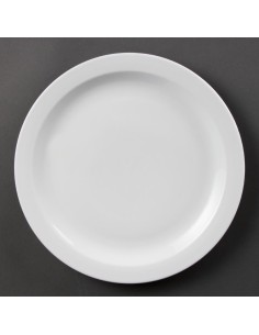 Assiettes Olympia Whiteware 280mm - lot de 6