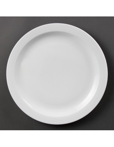 Assiettes Olympia Whiteware 280mm - lot de 6