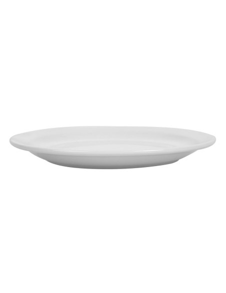 Assiettes Olympia Whiteware 202 mm - lot de 12