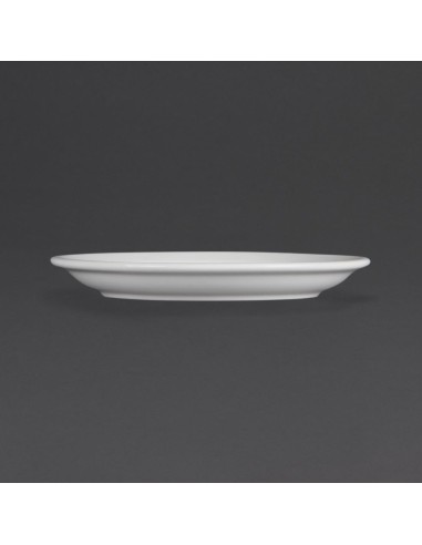 Assiettes Olympia Whiteware 180 mm - lot de 12