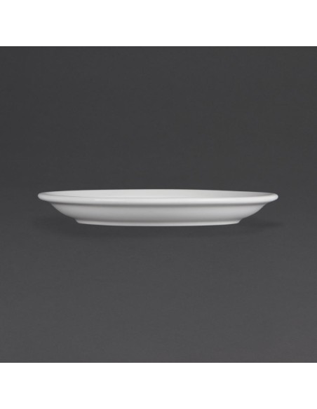 Assiettes Olympia Whiteware 180 mm - lot de 12