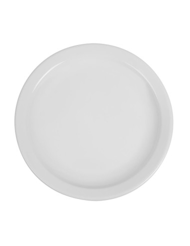 Assiettes Olympia Whiteware 250mm - lot de 12