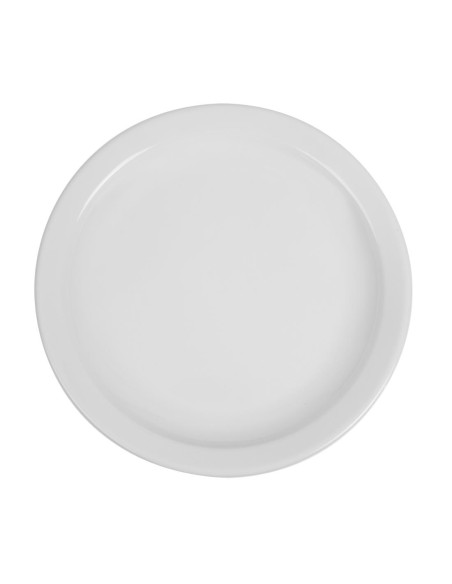 Assiettes Olympia Whiteware 250mm - lot de 12
