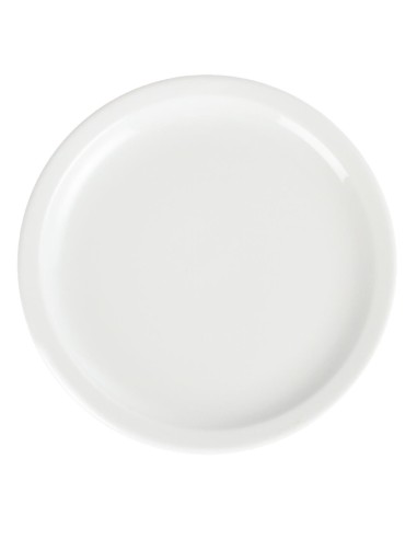 Assiettes Olympia Whiteware 230mm - lot de 12