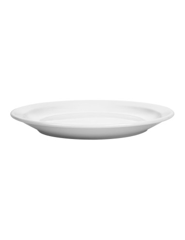 Assiettes Olympia Whiteware 250mm - lot de 12