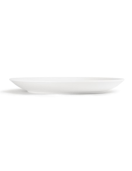 Assiettes plates rondes Olympia Whiteware 280mm - lot de 6