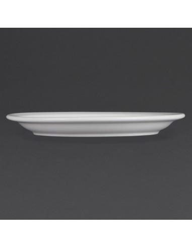 Assiettes Olympia Whiteware 230mm - lot de 12