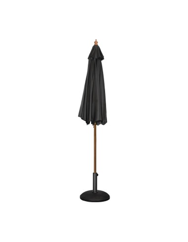 Parasol rond Bolero noir 3m - Ombre et protection extérieure